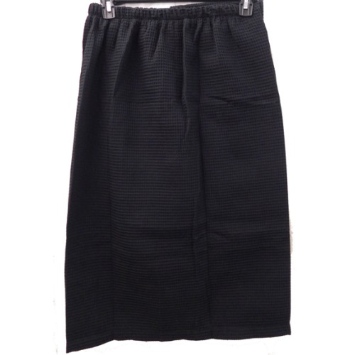 Pendergrass Cotton/Waffle Wrap, Black, 60/40