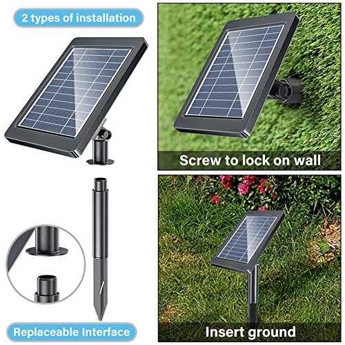 Pendoo Solar Fountain Pump, Solar Powered Water Fountain Pump Outd...