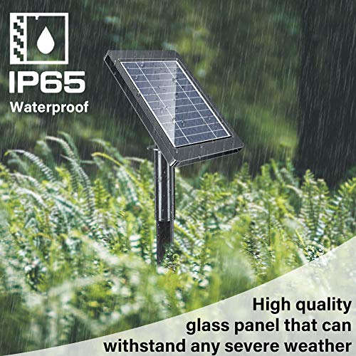 Pendoo Solar Fountain Pump, Solar Powered Water Fountain Pump Outd...