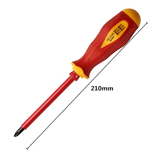Insulated Electrical Screwdriver Set CR-V Slotted Phillips Head Pr...