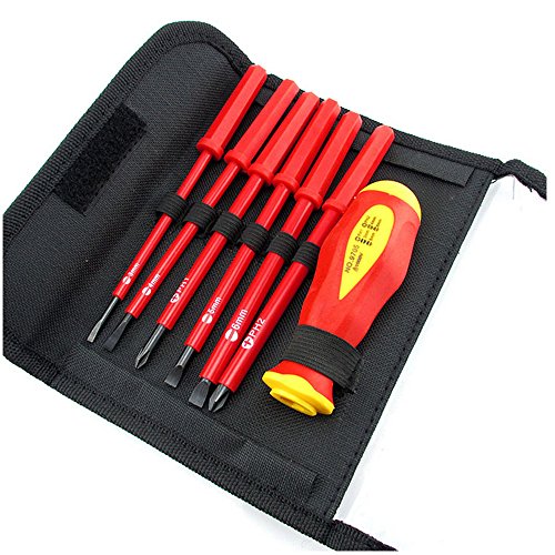 Insulated Electrical Screwdriver Set CR-V Slotted Phillips Head Pr...