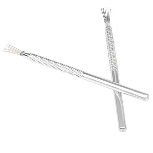 Pengxiaomei 2pcs Clay Needle Tools, Feather Wire Texture Tool for ...