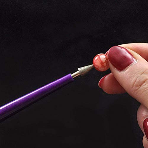 Pengxiaomei Diamond Tipped Bead Reamer, 4 Pcs Beading Hole Enlarge...