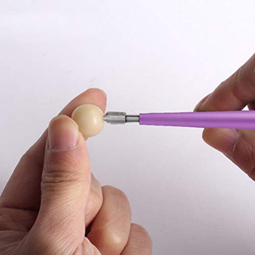Pengxiaomei Diamond Tipped Bead Reamer, 4 Pcs Beading Hole Enlarge...