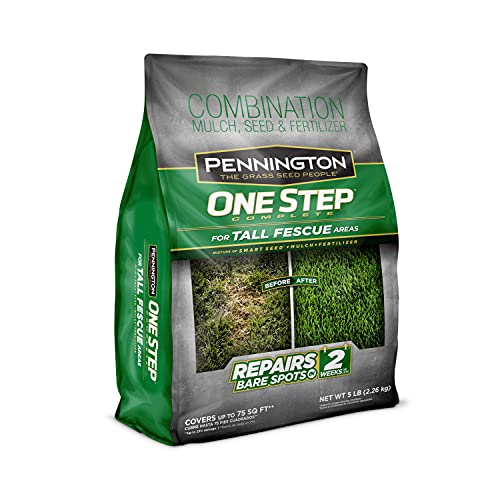 One Step Complete Tall Fescue 5lb. Grass Seed + Mulch + Fertilizer...