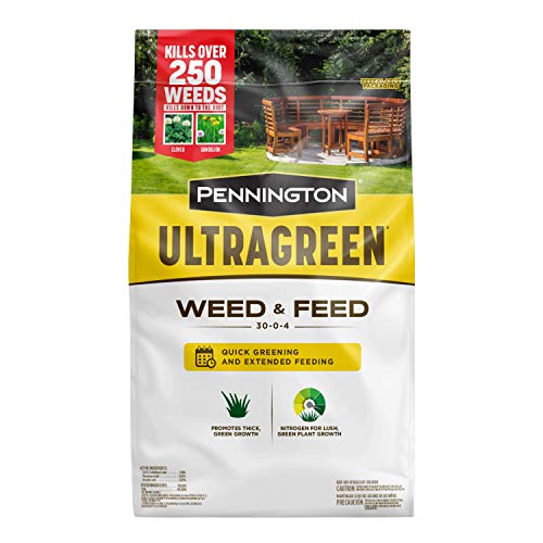 Pennington 100536600 UltraGreen Weed & Feed Lawn Fertilizer, 12.5 ...