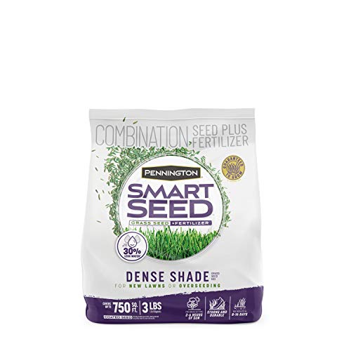 Pennington Smart Seed Dense Shade Grass Seed and Fertilizer Mix, 3...