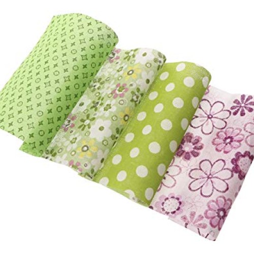 Penta Angel 50 Pieces Color Precut Cotton Squares Quilting Printed...