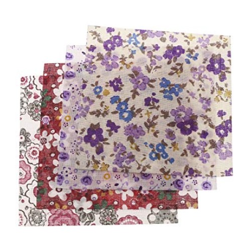 Penta Angel 50 Pieces Color Precut Cotton Squares Quilting Printed...