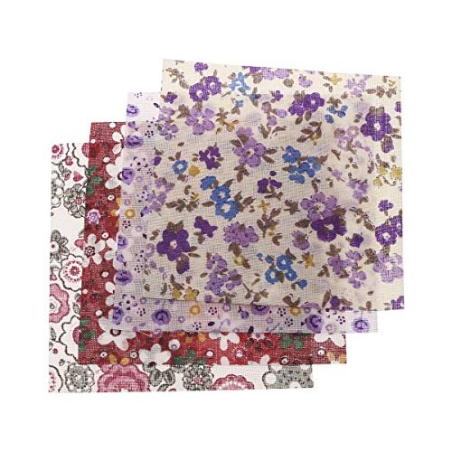 Penta Angel 50 Pieces Color Precut Cotton Squares Quilting Printed...