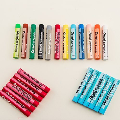 Pentel Arts Oil Pastels, 50 Color Set PHN-50