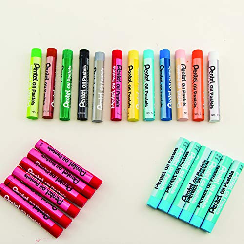Pentel Arts Oil Pastels, 50 Color Set PHN-50