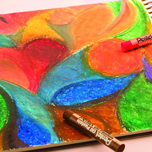 Pentel Arts Oil Pastels, 50 Color Set PHN-50