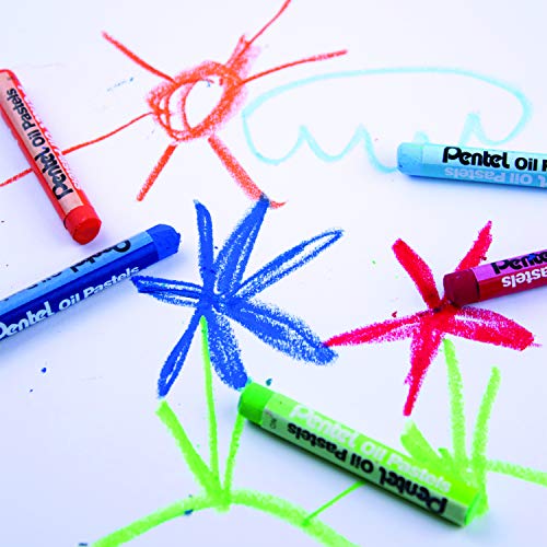 Pentel Arts Oil Pastels, 50 Color Set PHN-50