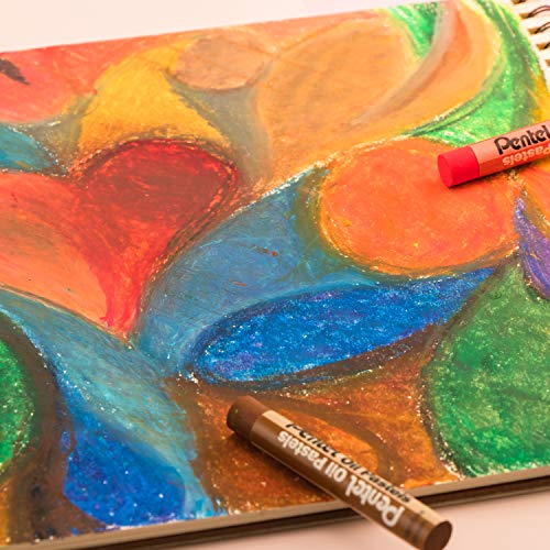 Pentel Arts Oil Pastels, 50 Color Set PHN-50