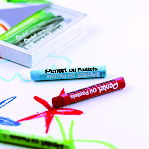 Pentel Arts Oil Pastels, 50 Color Set PHN-50