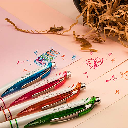 Pentel EnerGel Pearl Deluxe RTX Retractable Liquid Gel Pen, 0.7mm,...