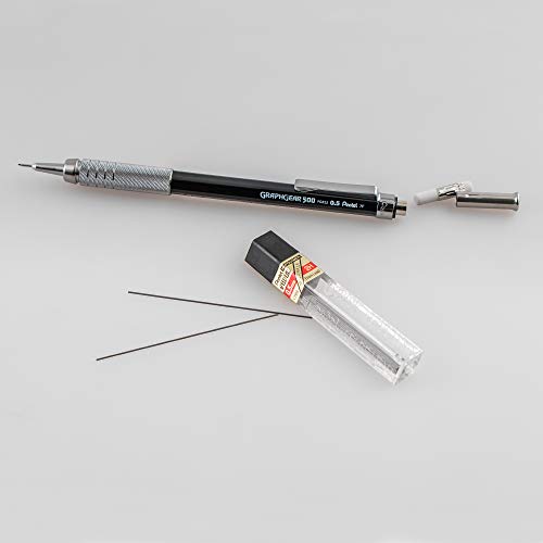 Pentel GraphGear 500 Automatic Drafting Pencil Black PG525A