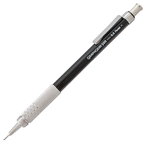 Pentel GraphGear 500 Automatic Drafting Pencil Black PG525A