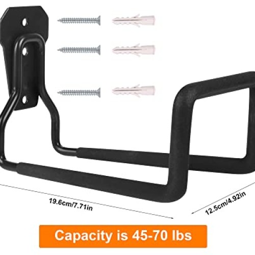 Metal Garden Hose Holder - Heavy Duty Hose Hanger Wall Mounted Wat...