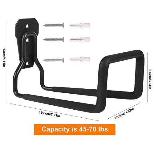 Metal Garden Hose Holder - Heavy Duty Hose Hanger Wall Mounted Wat...