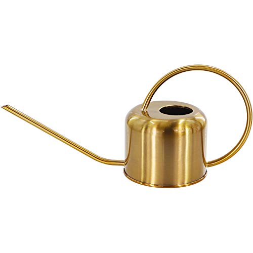 Peonyfun Long Spout Watering Can, Metal Watering Can Indoor Outdoo...
