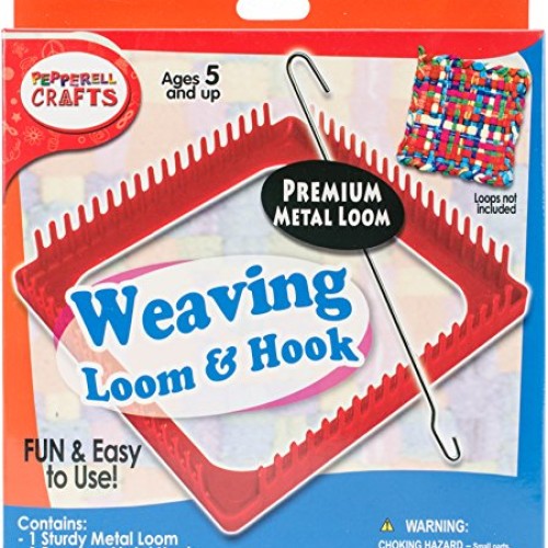 Pepperell METLOOM Metal Loom & Hook Set, Azalea Pink