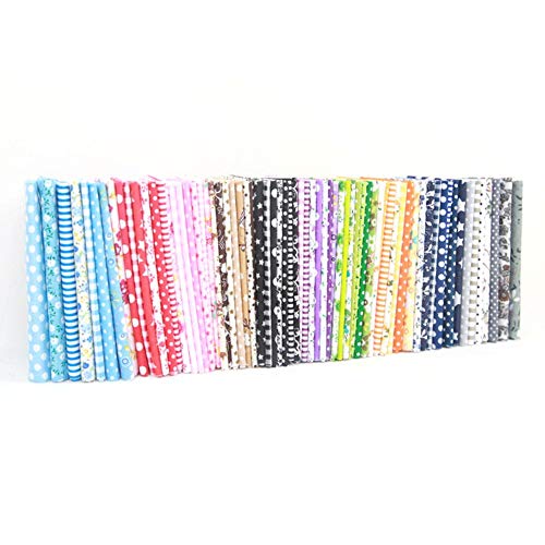 Per Newly 7PCS Fabric Decorating Kit, Cotton Fabric Bundles Quilti...