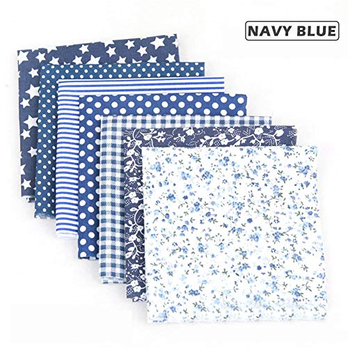 Per Newly 7PCS Fabric Decorating Kit, Cotton Fabric Bundles Quilti...