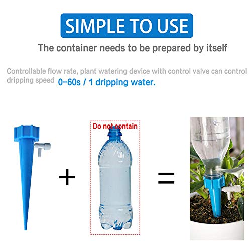 Per 2PCs Garden Plant Water Dispenser Automatic Watering Nail Syst...