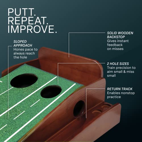 PERFECT PRACTICE Putting Mat STV5 - Indoor Golf Putting Green with...