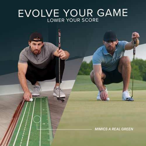 PERFECT PRACTICE Putting Mat STV5 - Indoor Golf Putting Green with...