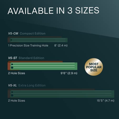 PERFECT PRACTICE Putting Mat STV5 - Indoor Golf Putting Green with...