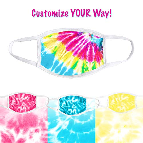 Perfect Stix Tie Dye Mask Kit - DIY Back to School Tie Dye Masks, ...