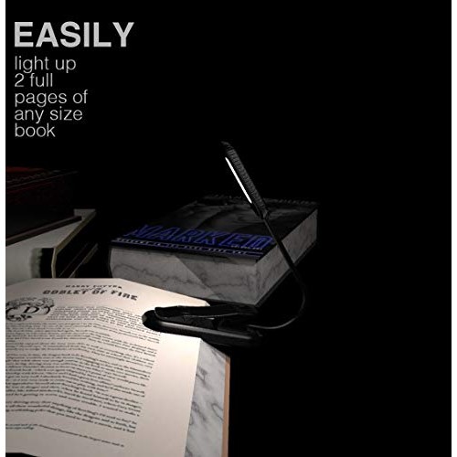Book Light, PERFECTDAY 12 LED USB Rechargeable Reading Light with ...