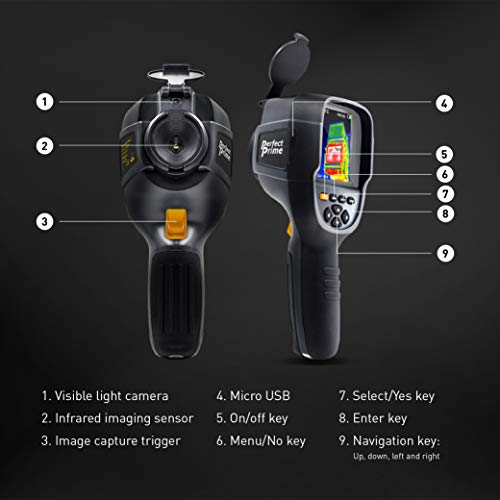 PerfectPrime IR0019, Infrared IR Thermal Imager & Visible Light ...