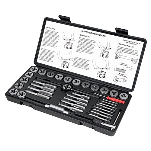 Performance Tool W4001DB 40-Piece SAE Tap And Die Set