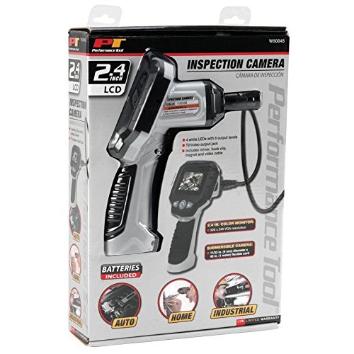 Performance Tool W50045 2.4 LCD Borescope Inspection Camera Tool