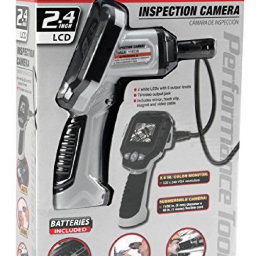 Performance Tool W50045 2.4 LCD Borescope Inspection Camera Tool