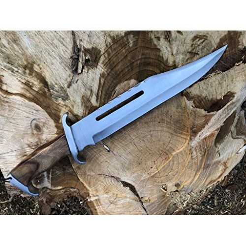 Perkin | 16 Inches Fixed Blade Hunting Knife | Bowie Knife | Leath...