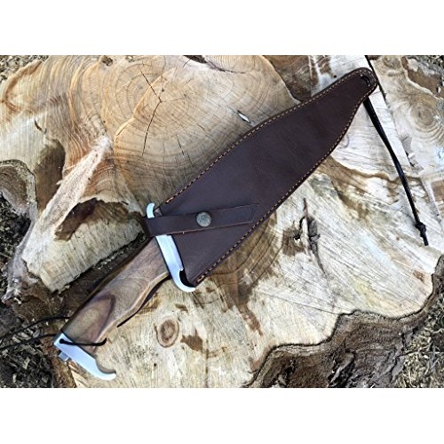 Perkin | 16 Inches Fixed Blade Hunting Knife | Bowie Knife | Leath...
