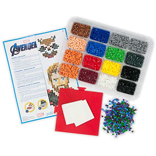 Perler PER8054346 Marvel Avengers Fuse Bead Kit, 4503pc, 10 Patter...