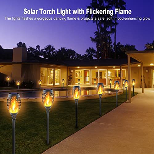 Permande 16 Pack Upgraded Solar Lights Outdoor, Mini Solar Torch L...