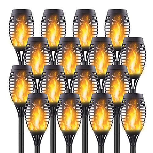 Permande 16 Pack Upgraded Solar Lights Outdoor, Mini Solar Torch L...