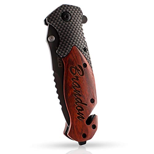 Pocket Knives For Men, Personalized Engraved Pocket Knife w Name &...