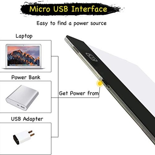 A4 LED Light Pad for Diamond Painting, Super Bright USB Powered Li...