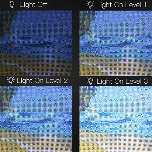 Magnetic A4 LED Light Pad for Diamond Painting, Super Bright USB P...