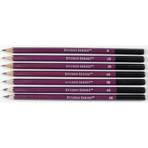 Studio Series 25-Piece Sketch & Drawing Pencil Set Artists Penci...