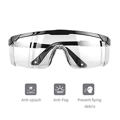 PETLESO Safety Goggles Anti Fog Safety Glasses, Protective Eyewear...