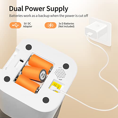 Petour Automatic Cat Feeder, 4L Pet Dry Food Dispenser with Stainl...